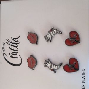 Disney silver plated earrings